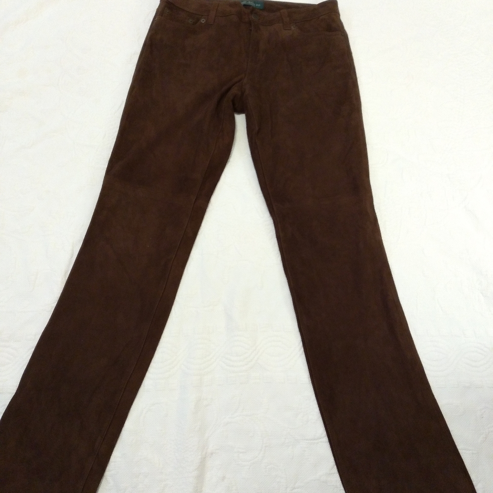 Lauren Ralph Lauren Jeans Co Suede Jeans - Picture 5 of 16